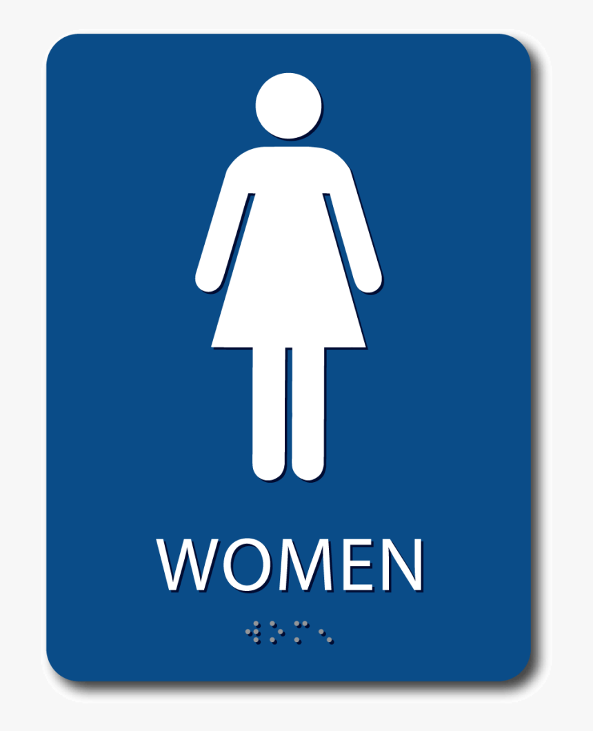 Women Restroom Signage, HD Png Download, Free Download