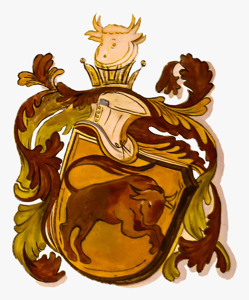 Coat Of Arms Zodiac Sign Taurus - Taurus Coat Of Arms, HD Png Download, Free Download