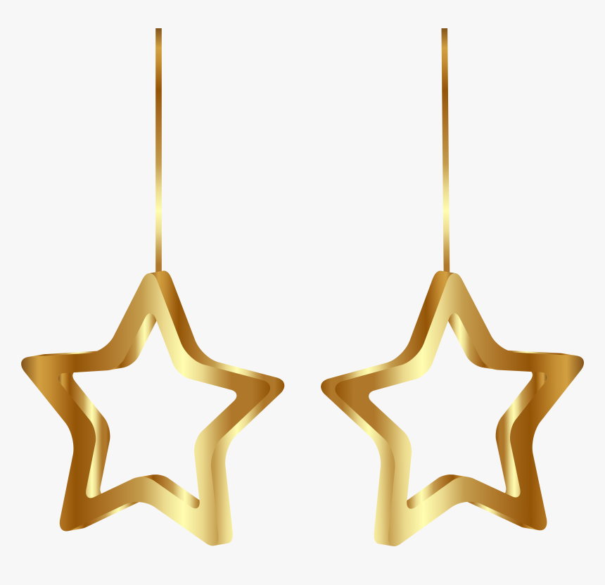 Transparent Christmas Star Png Transparent Background - Plastic Star Earrings, Png Download, Free Download