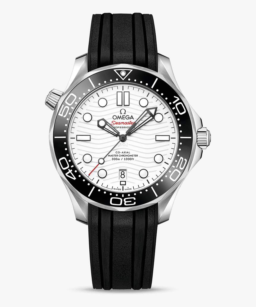 Omega Seamaster 300 White Dial, HD Png Download, Free Download