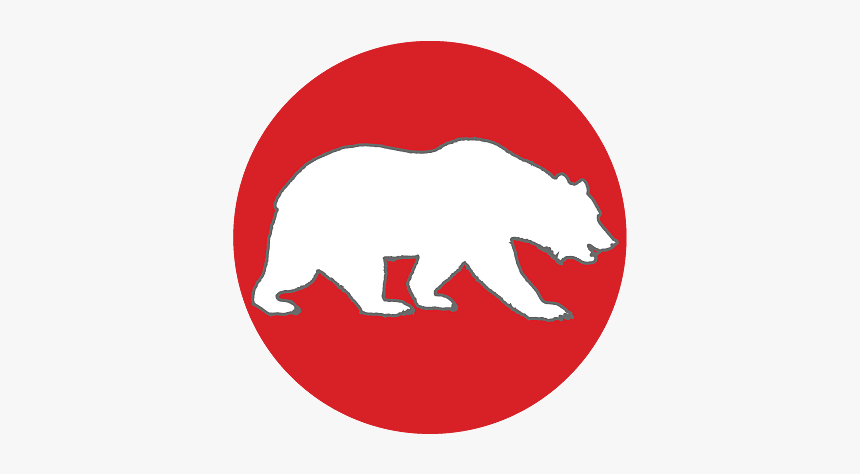 Flag Of California Bear Solid - Waterloo Tube Station, HD Png Download, Free Download