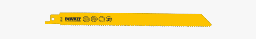 Dewalt Sabre Saw Blade Dt2423-qz For Aerated Concrete - Orange, HD Png Download, Free Download