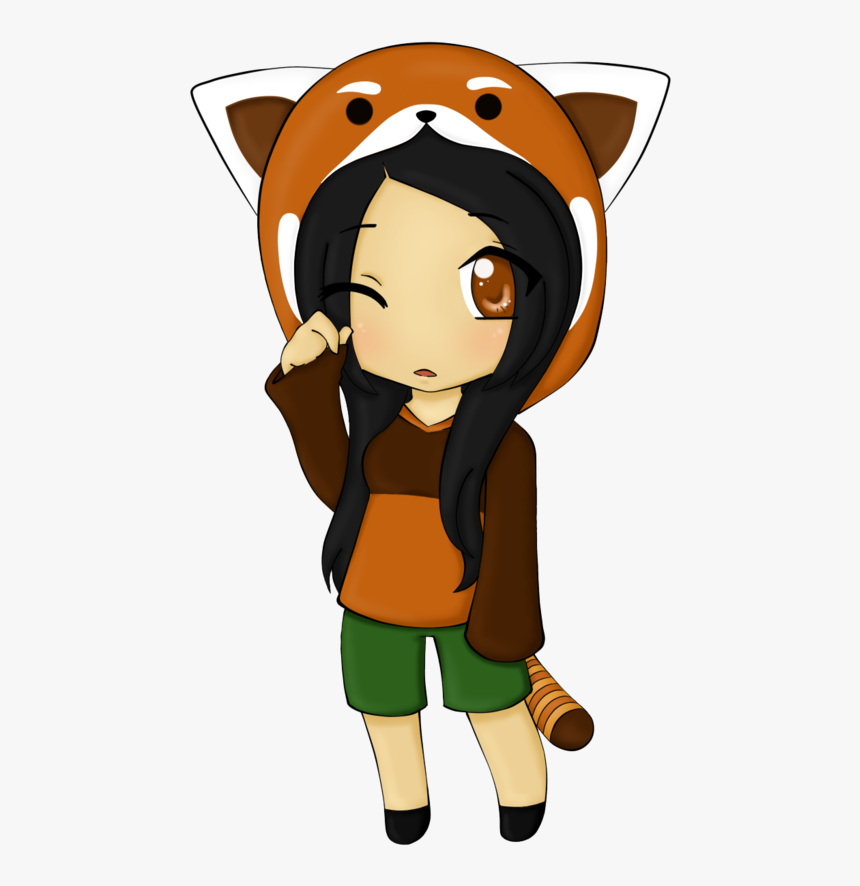 Chibi How To Draw A Red Panda Hd Png Download Kindpng