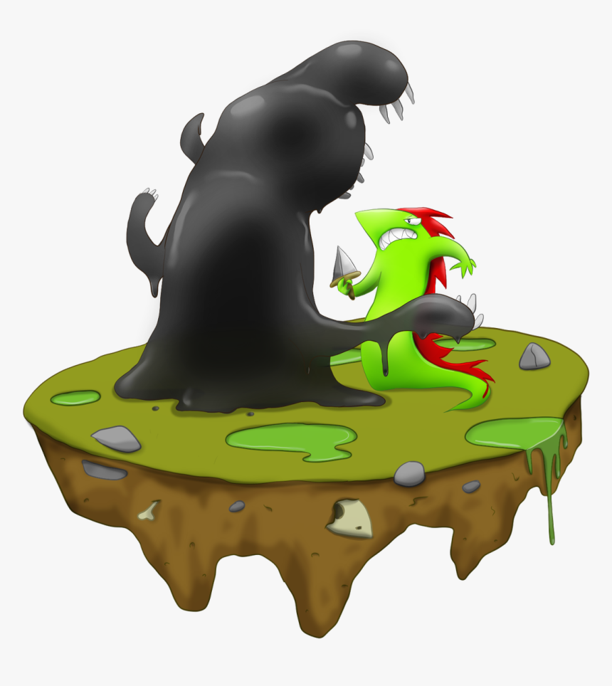 Duel Between Swamp Creatures, HD Png Download, Free Download