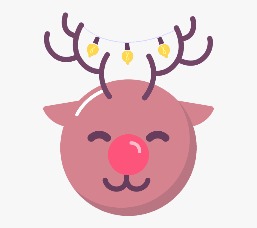 Cute Christmas Holiday Emoji Png File - Cartoon, Transparent Png, Free Download