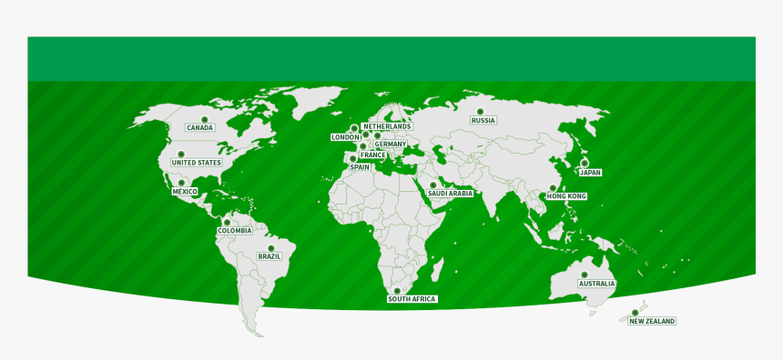 Brazil Map Png , Png Download - World Map Transparent Outline, Png Download, Free Download