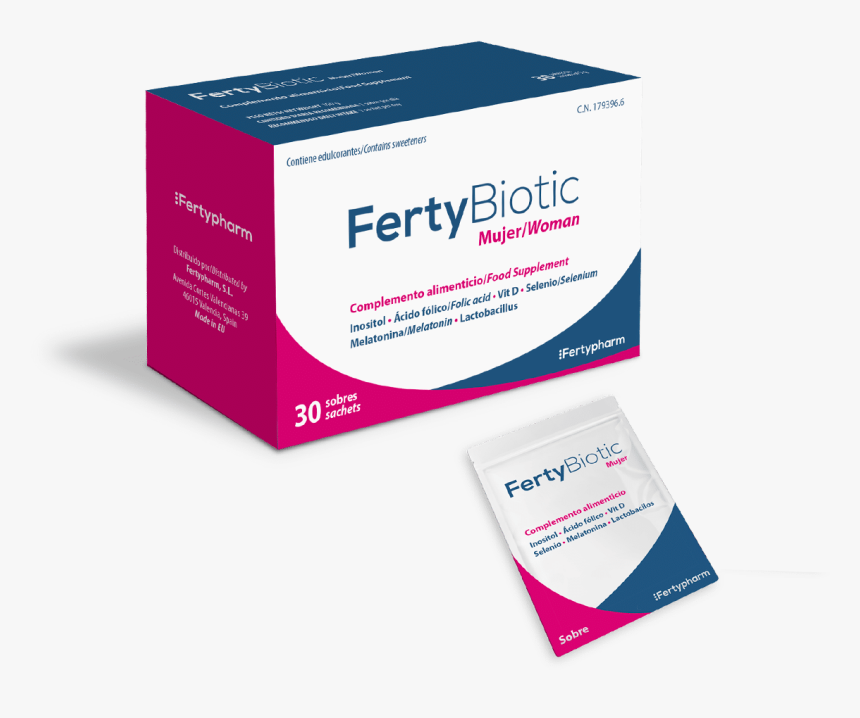 Fertybiotic Mujer Packaging - Ferty Biotic علاج, HD Png Download, Free Download