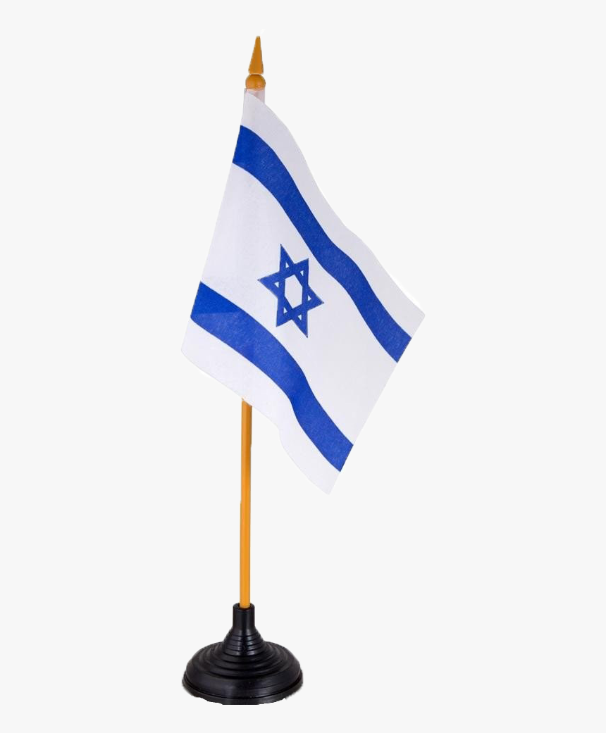 Israel Flag Png Free Background - Mini Israeli Flag, Transparent Png, Free Download