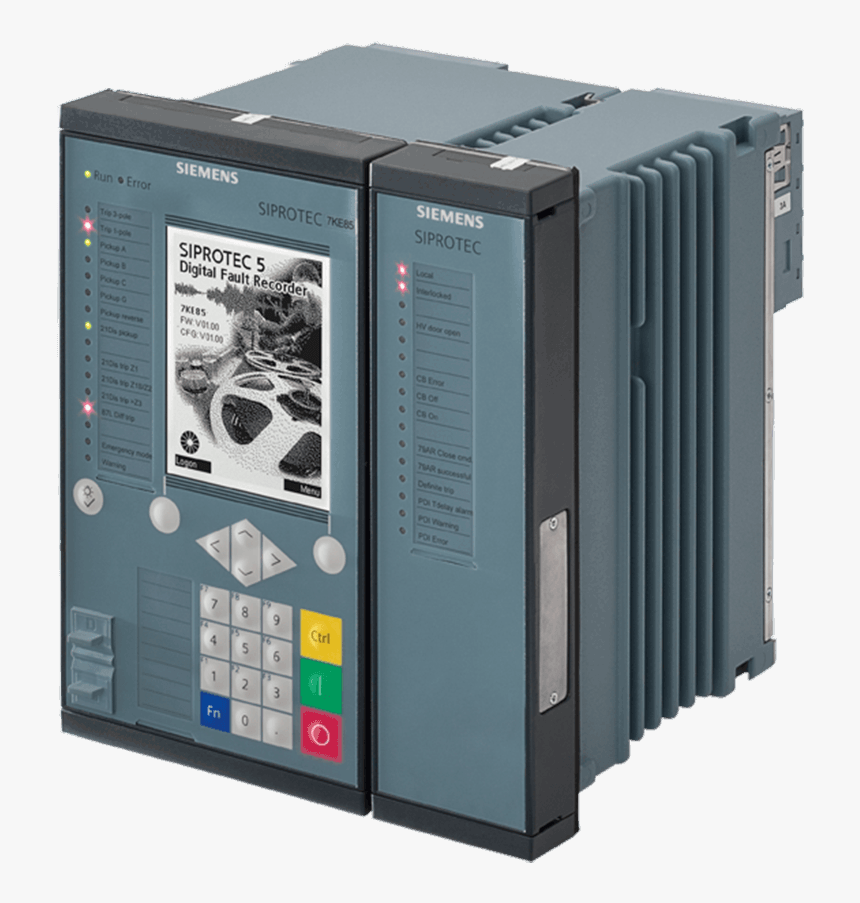 Fault Recorder Siprotec 7ke85 Side View - Siemens 7ke85, HD Png Download, Free Download