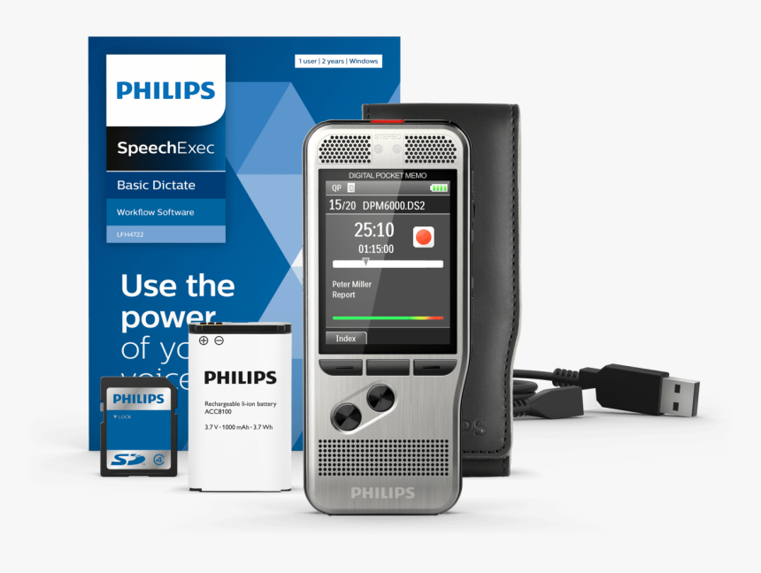 Philips Pocket Memo Dpm 7000, HD Png Download, Free Download