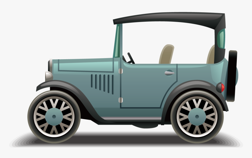 Classic Vintage Cars Vectors, HD Png Download, Free Download