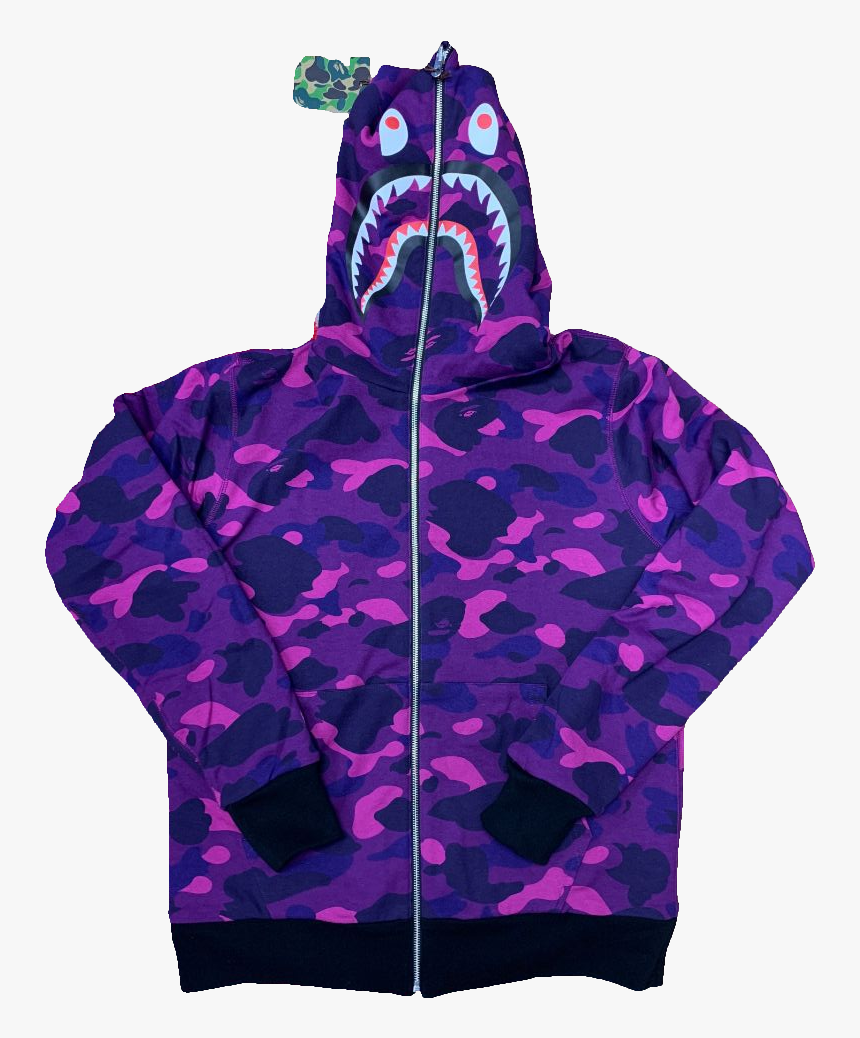 purple camo bape jacket