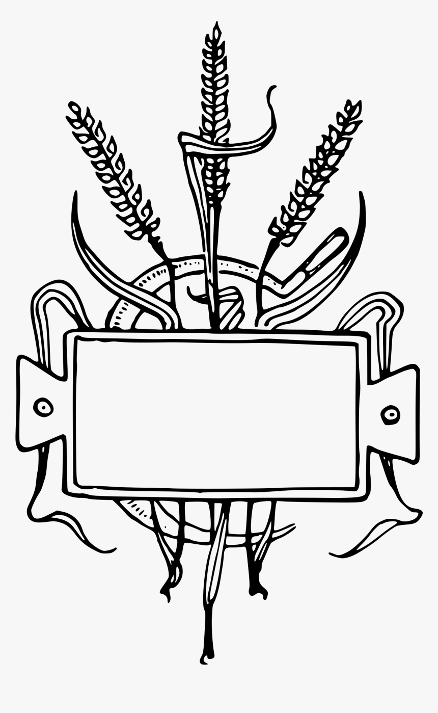 wheat border clipart