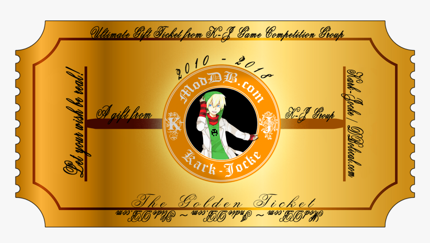 Transparent Golden Ticket Png - Graphic Design, Png Download, Free Download