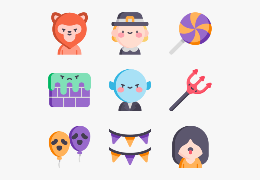 Halloween Icons, HD Png Download, Free Download