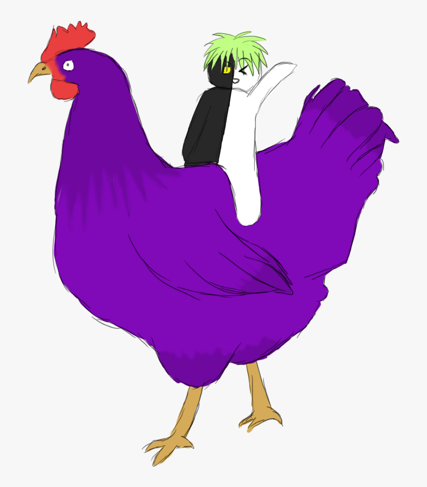 Chicken Clipart Purple - Clip Art, HD Png Download, Free Download