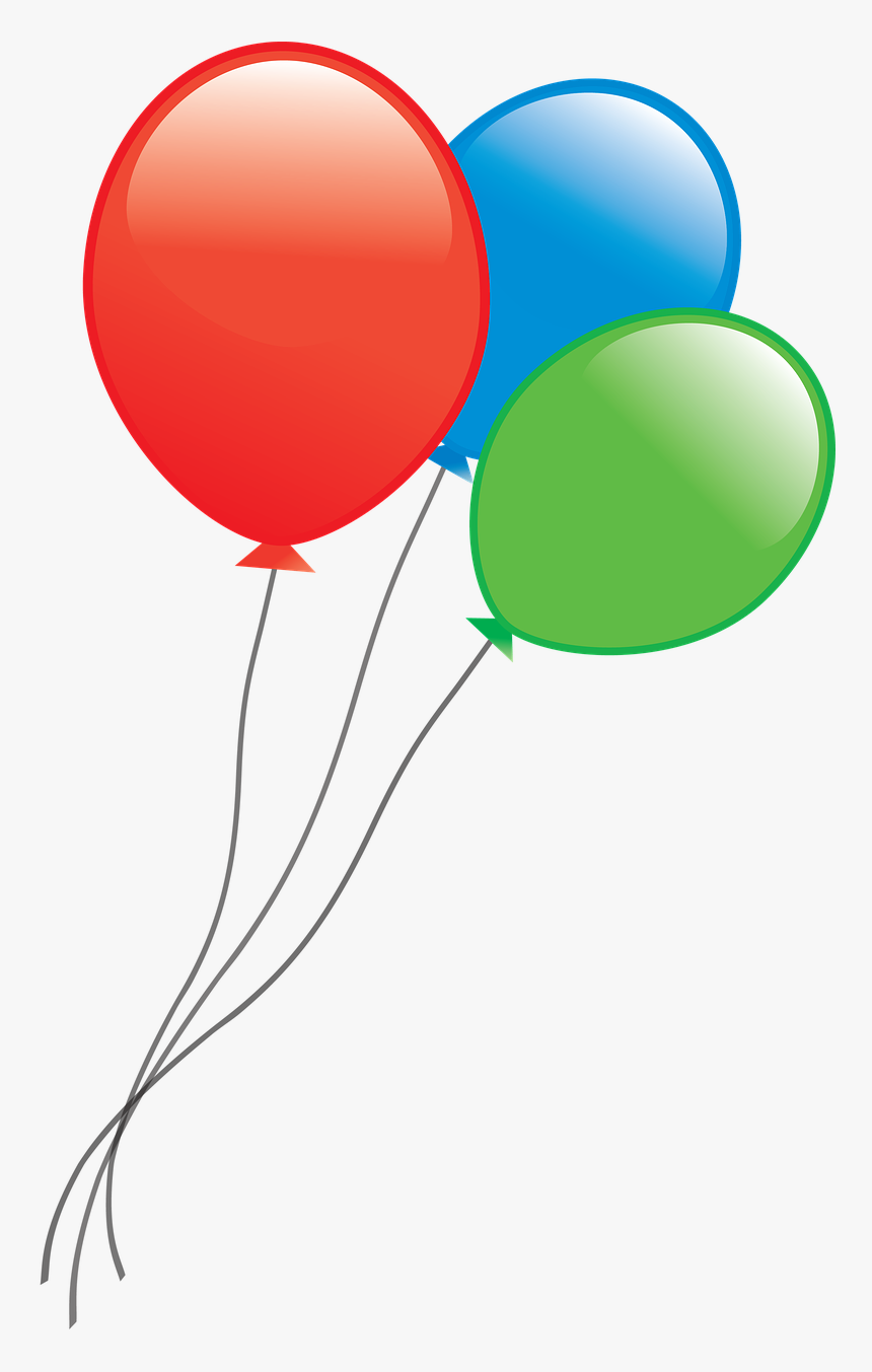 3 Balloons Clip Art, HD Png Download, Free Download