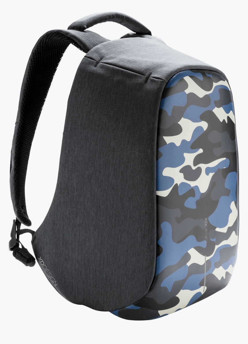 Bobby Compact Anti-theft Backpack, Camouflage Blue - Xd Design, HD Png Download, Free Download