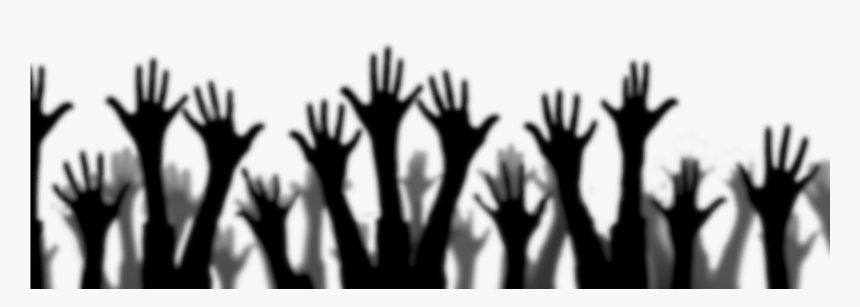 Raised Hands Png - Silhouette, Transparent Png, Free Download