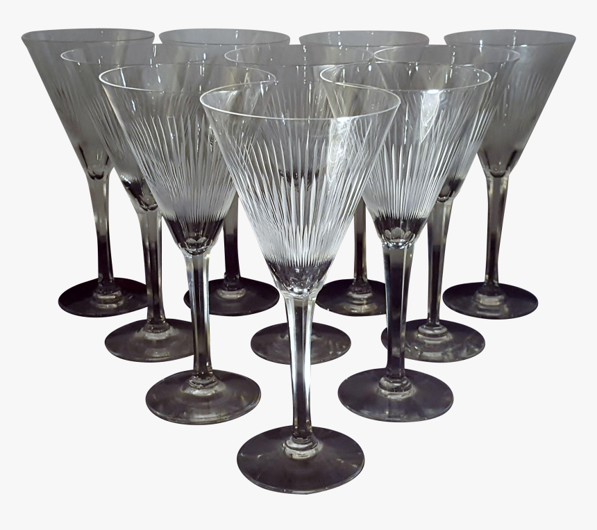 cut glass champagne flutes