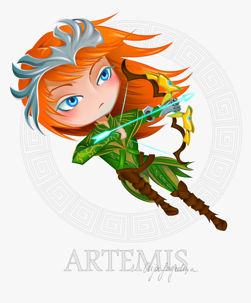 Smite Cliparts Vector Free Stock 21 Smite Clipart - Clipart Artemis Png, Transparent Png, Free Download