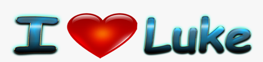 Luke Love Name Heart Design Png - Om Name, Transparent Png, Free Download