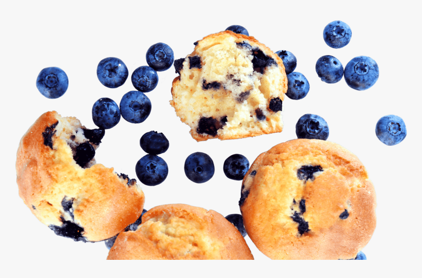 A Handful Of Fresh Baked Blueberries, Straight From - Baking, HD Png Download, Free Download