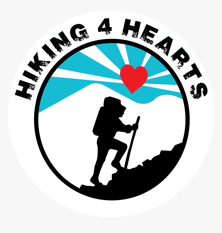 Official Hiking 4 Hearts Logo - Silhouette, HD Png Download, Free Download