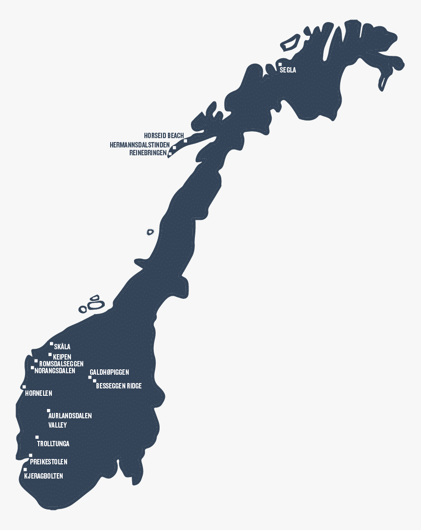 Map Of Norway - Norway On Map Transparent Background, HD Png Download, Free Download