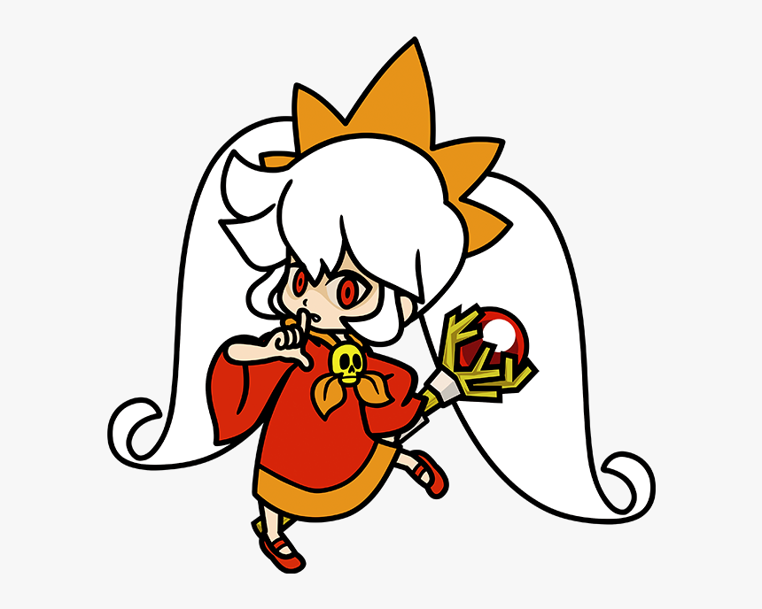 160kib, 750x678, Ashley - Warioware Ashley White Hair, HD Png Download, Free Download