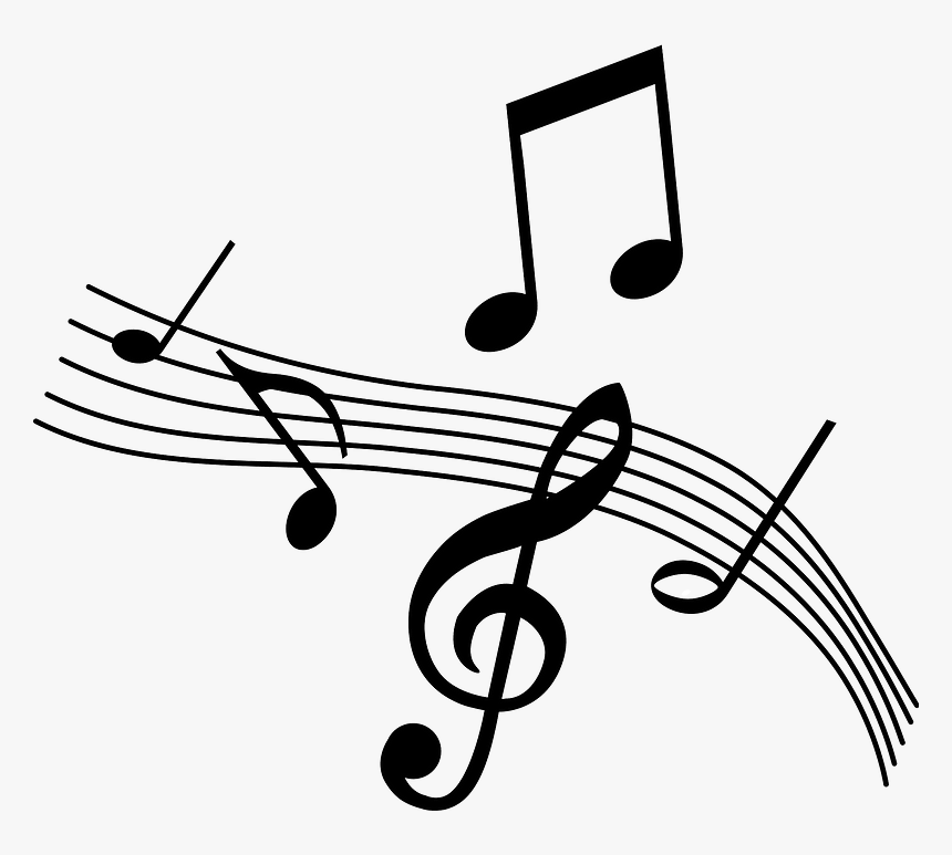 Musical Notes Clipart - イラスト 無料 モノクロ 音符, HD Png Download, Free Download