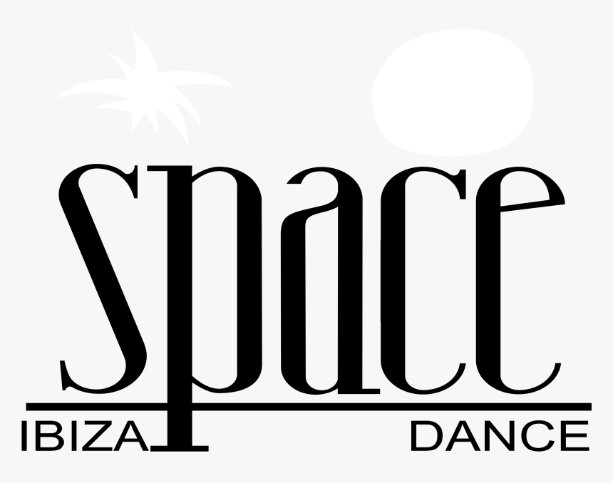 Space Ibiza Logo Black And White - Space Ibiza Png Black And White Logo, Transparent Png, Free Download