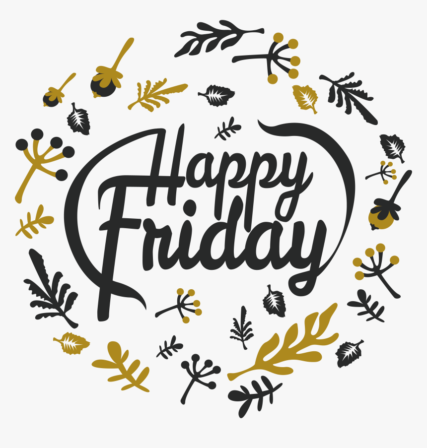 Happy Friday Png, Transparent Png, Free Download