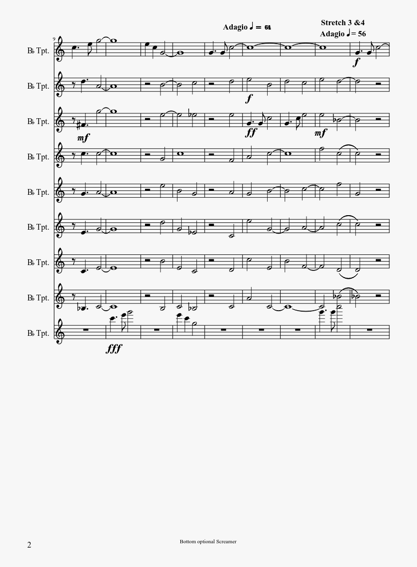 Taps Sheet Music Composed By Walter White Arr - Sheet Music, HD Png Download, Free Download