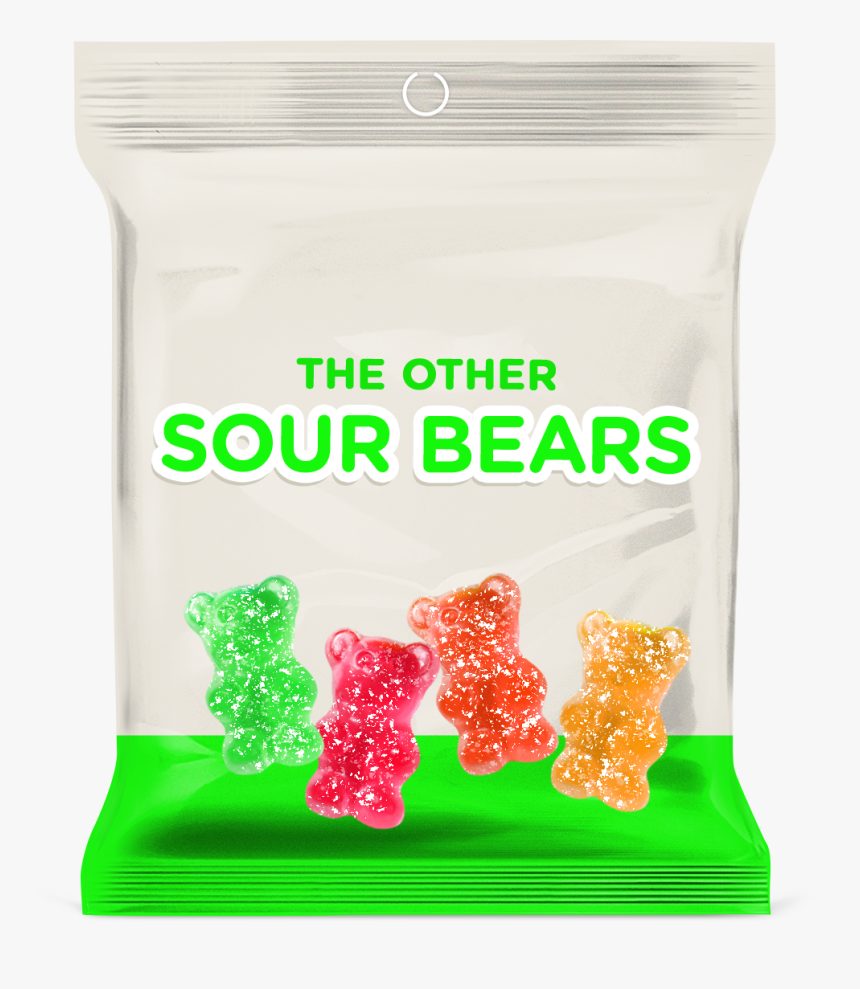 Sour Gummy Bears - Snack, HD Png Download, Free Download