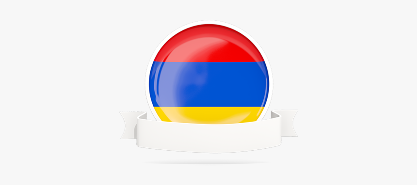 Flag With Empty Ribbon - Sphere, HD Png Download, Free Download