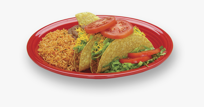 Spanish Rice Png - Crispy Tacos With Rice And Beans, Transparent Png, Free Download