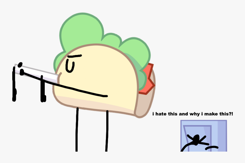 Taco Eat Lollipop By Eskietheflipper - Lollipop X Taco Bfb, HD Png Download, Free Download