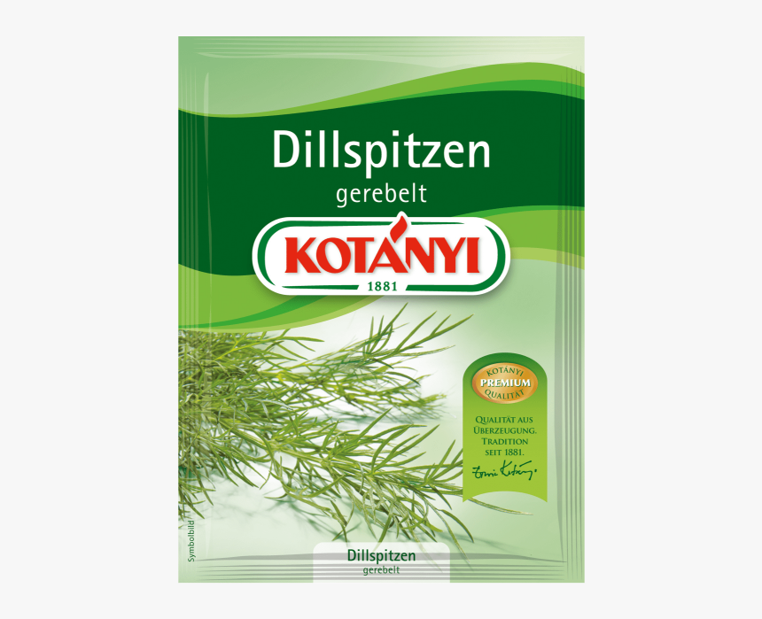 Kotányi Dillspitzen Gerebelt Im Brief - Kotanyi Чесън, HD Png Download, Free Download