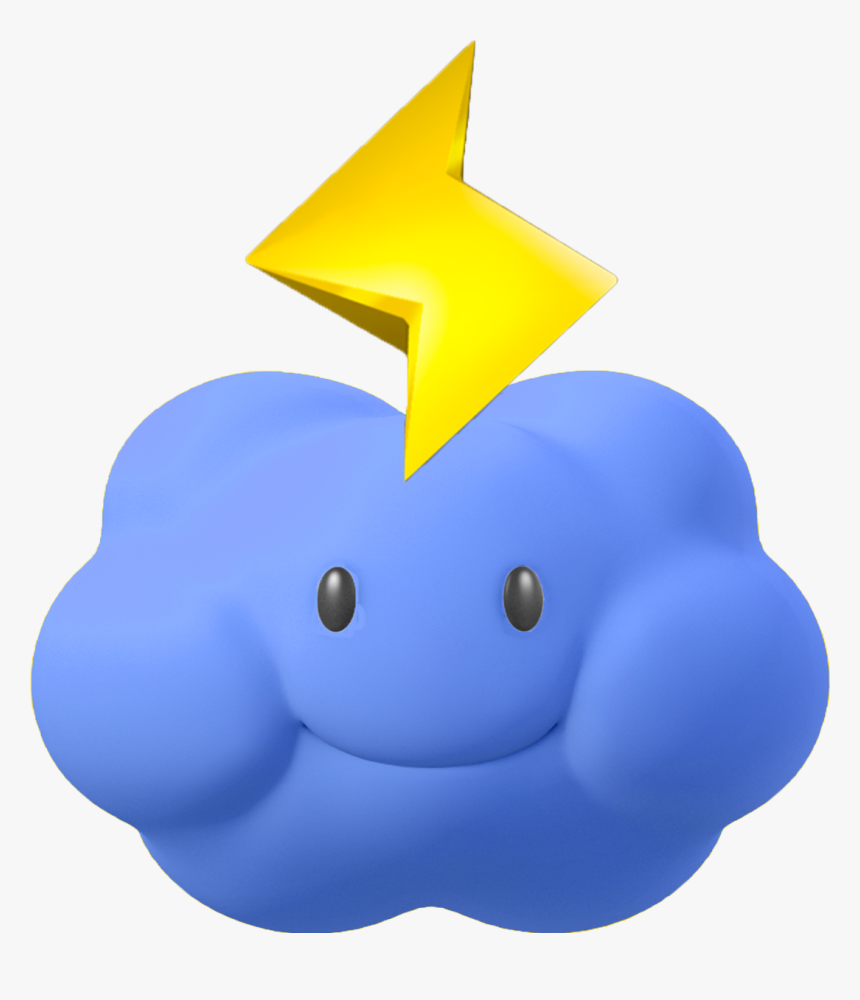 Transparent Thunderstorms Clipart Mario Kart Thunder Cloud Hd Png Download Kindpng