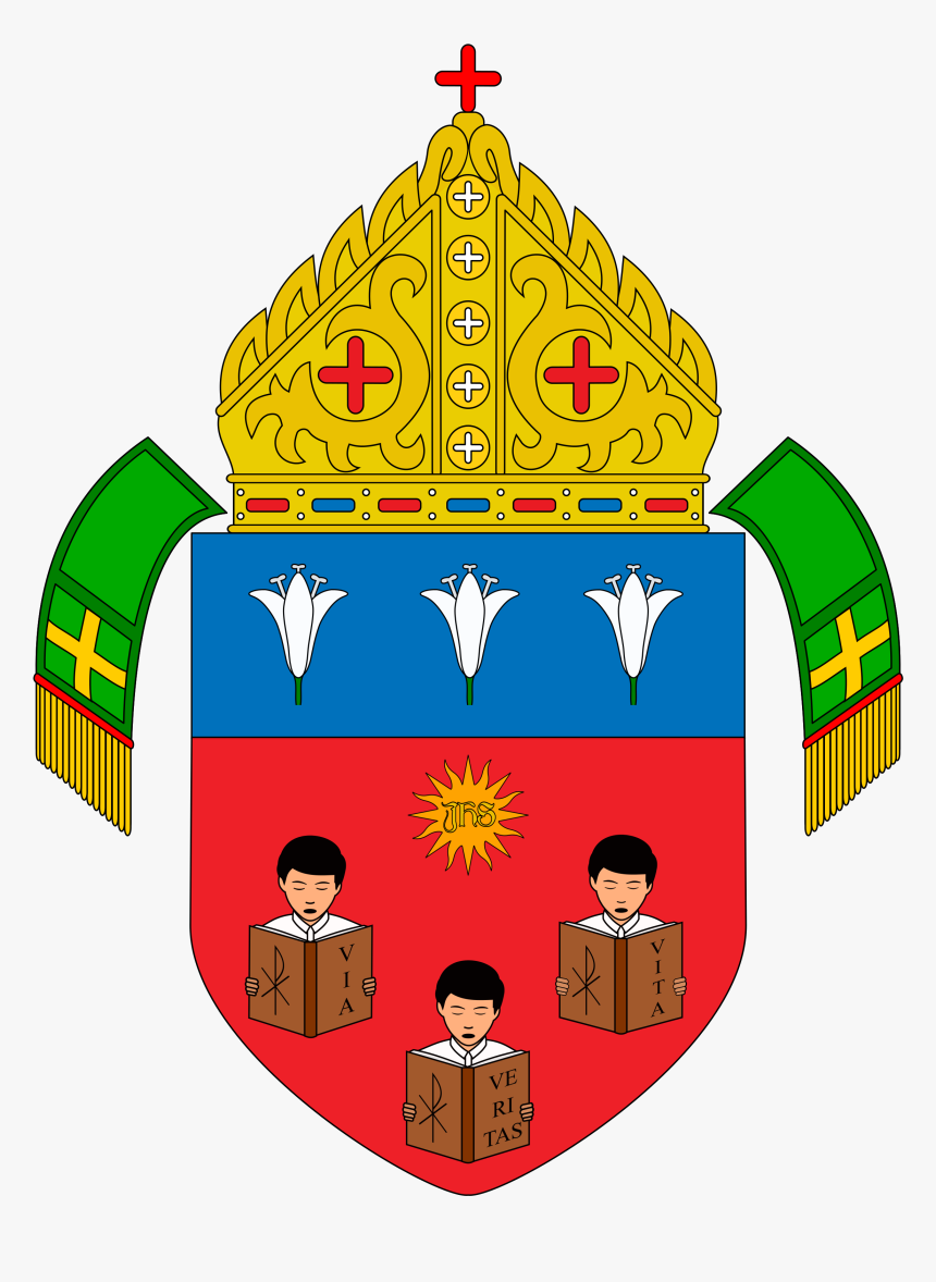 Coat Of Arms Of The Diocese Of Balanga - Diocese Of Balanga Bataan, HD Png Download, Free Download