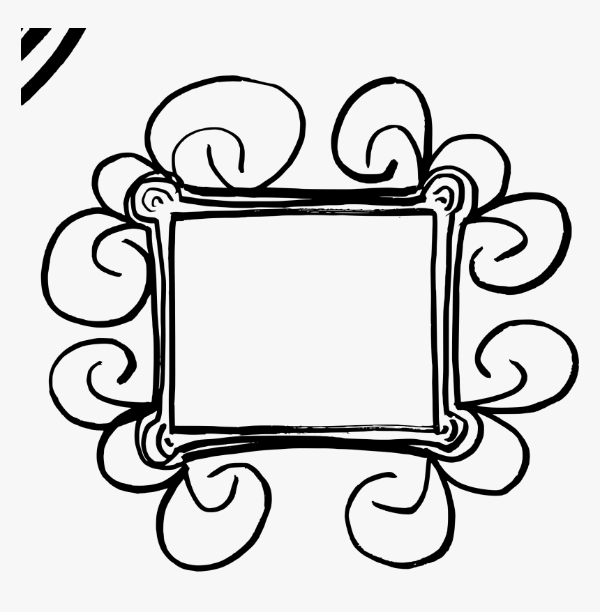 Transparent Simple Flourish Clipart - Frame Flourish Png Transparent, Png Download, Free Download