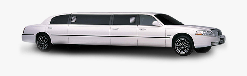 Stretch Town Car Limo White - Limousine, HD Png Download, Free Download