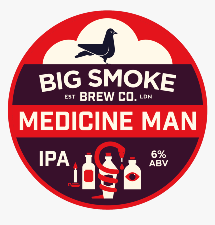 Medicine Man Ipa Pump Clip - Circle, HD Png Download, Free Download