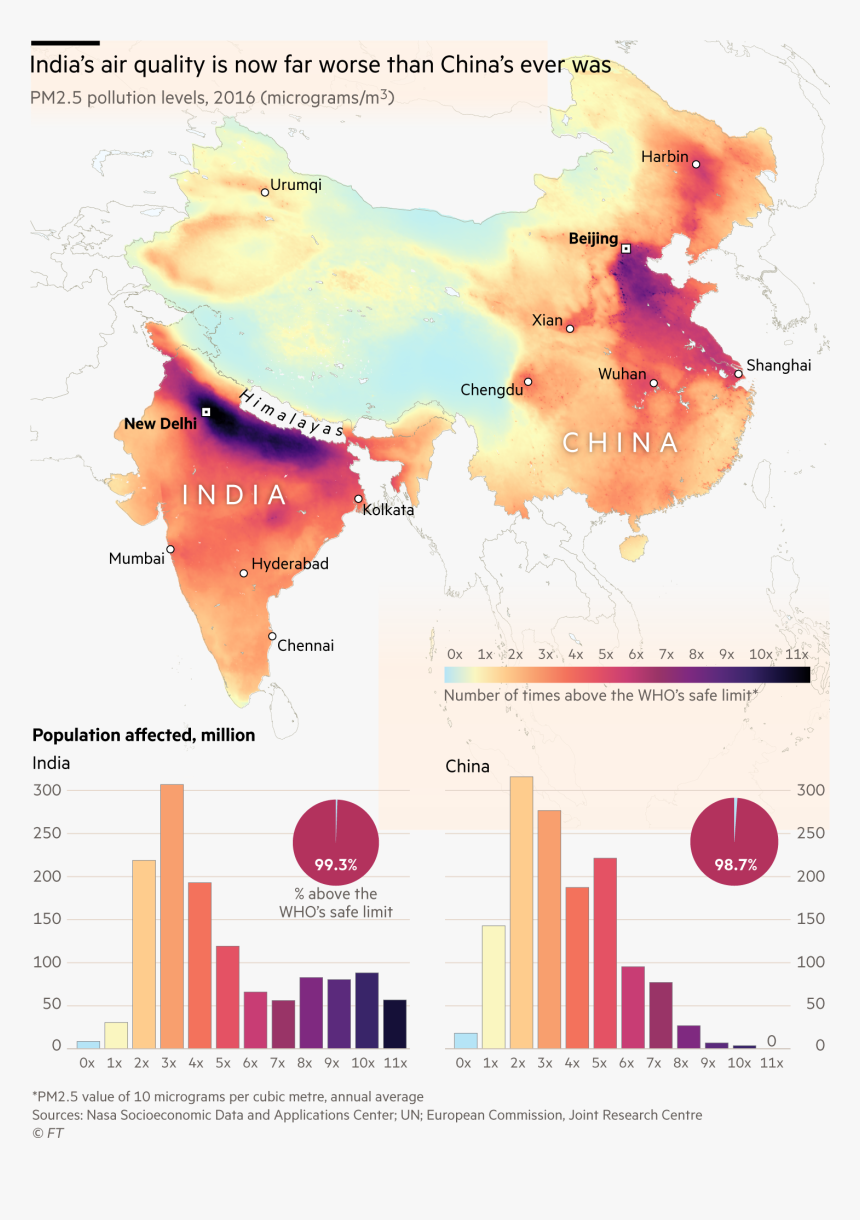 India Air Quality Map, HD Png Download, Free Download