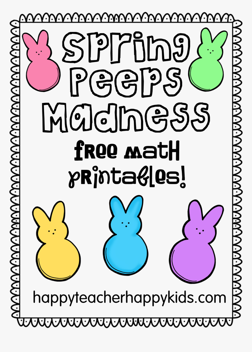 Spring Peeps Madness Cover Image - Lowercase Bubble Letters, HD Png Download, Free Download