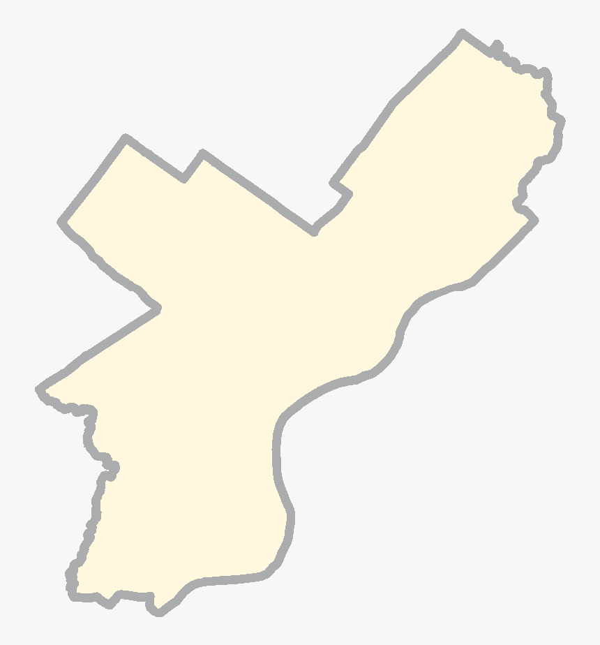 Philadelphia County - Map, HD Png Download, Free Download