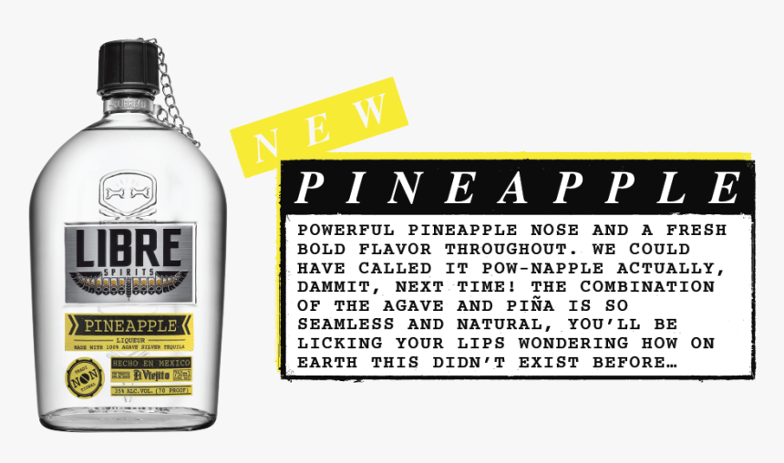 Products-pineapple - Glass Bottle, HD Png Download, Free Download