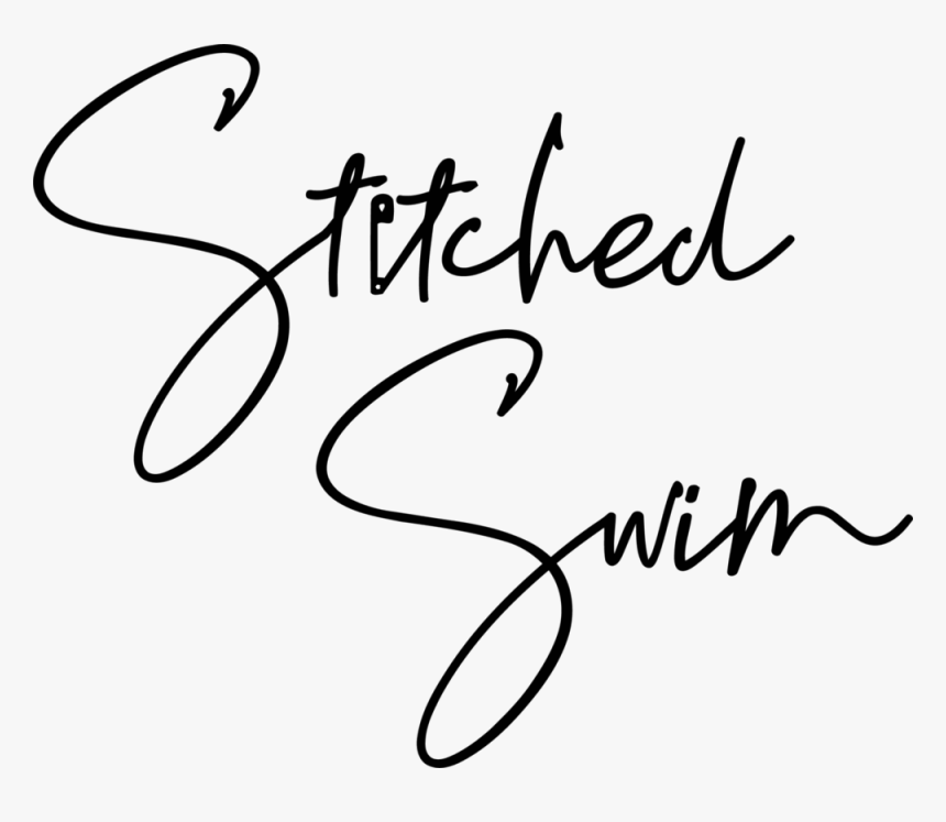 Stitched Swim Logo - Calligraphy, HD Png Download, Free Download