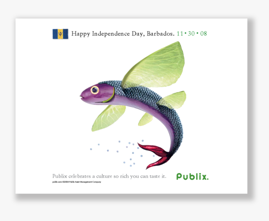 Publix Caribbean Fish Ad - Cartoon, HD Png Download, Free Download